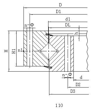 11系列无齿式回转支承