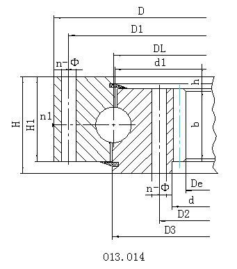 01系列内齿式回转支承